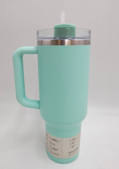 Stanley 40 oz Stainless Steel H2.0 Quencher Tumbler Mint Julep SEE DETAILS