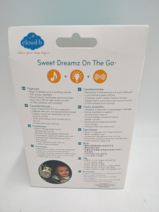 Cloud B Sweet Dreams On the Go Panda Sound Machine Nightlight Toy SEE DETAILS