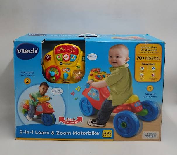 VTech 2 In 1 Learn & Zoom Motor Bike SEE DETAILS (LOCAL PICKUP ONLY)