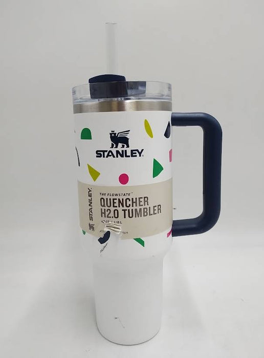 Stanley 40oz Stainless Steel H2.0 Quencher Tumbler - Abstract Geos SEE DETAILS