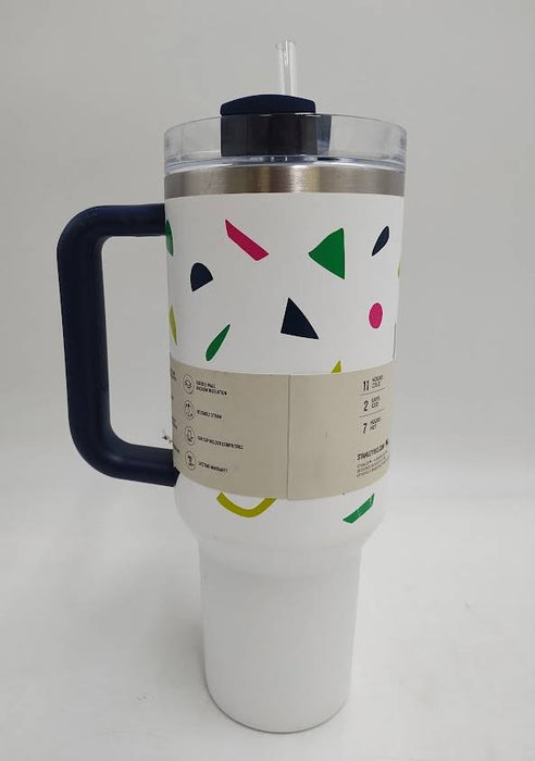 Stanley 40oz Stainless Steel H2.0 Quencher Tumbler - Abstract Geos SEE DETAILS