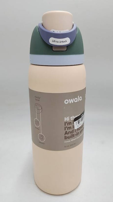 Owala FreeSip 32oz Stainless Steel Water Bottle - Sandy Shores READ DESCRIPTION