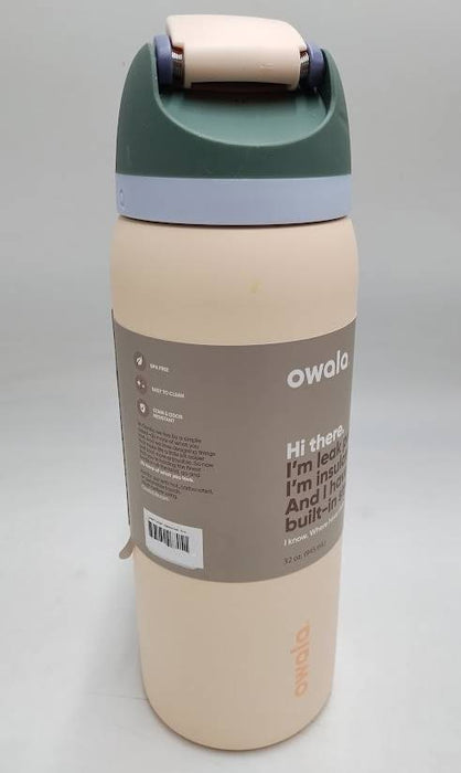 Owala FreeSip 32oz Stainless Steel Water Bottle - Sandy Shores READ DESCRIPTION