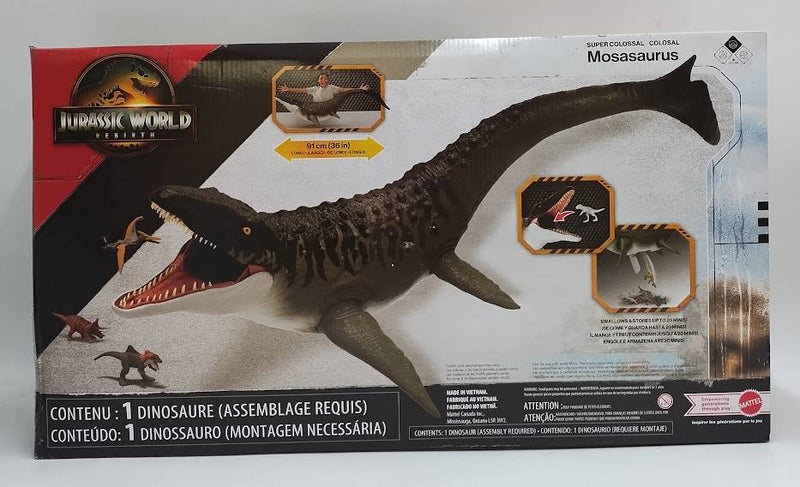 Jurassic World Rebirth Super Colossal Mosasaurus Action Figure SEE DETAILS (LOCAL PICKUP ONLY)