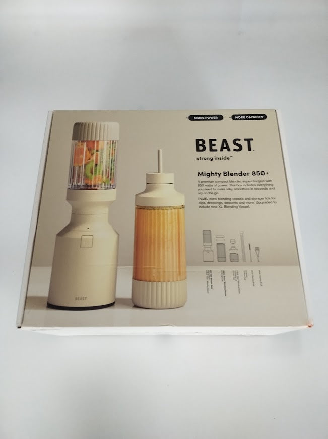 Beast Health Blender Mighty 850 Plus Premium Compact Personal Blender Sand