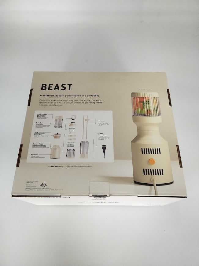 Beast Health Blender Mighty 850 Plus Premium Compact Personal Blender Sand