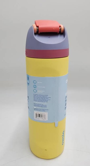 Owala 24oz FreeSip Stainless Steel Water Bottle - High Noon READ DESCRIPTION