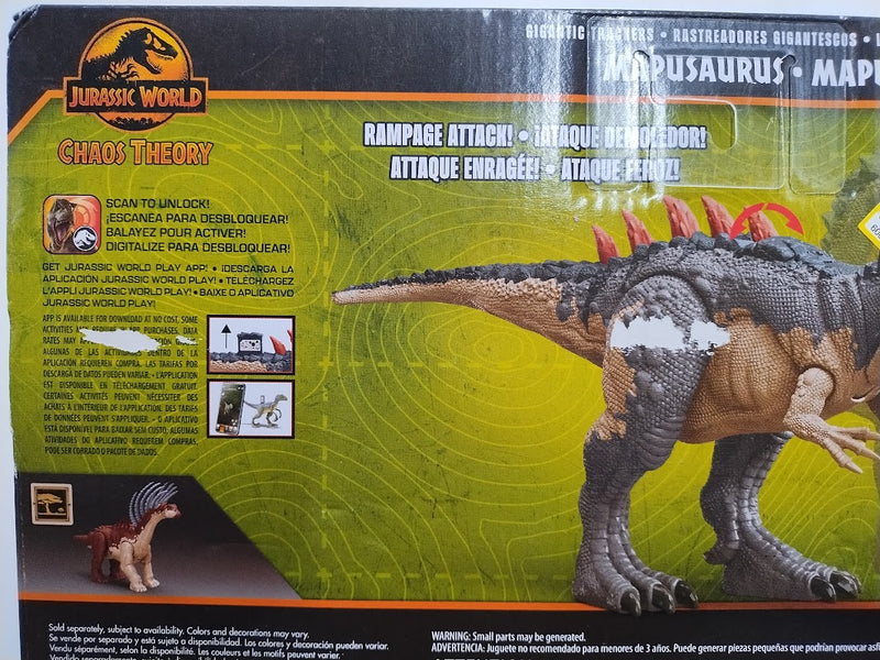 Jurassic World Mapusaurus Gigantic Trackers Figure. SEE DETAILS
