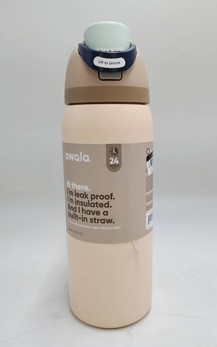 Owala FreeSip 32oz Stainless Steel Water Bottle - Sandy Shores READ DESCRIPTION