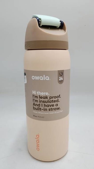 Owala FreeSip 32oz Stainless Steel Water Bottle - Sandy Shores READ DESCRIPTION