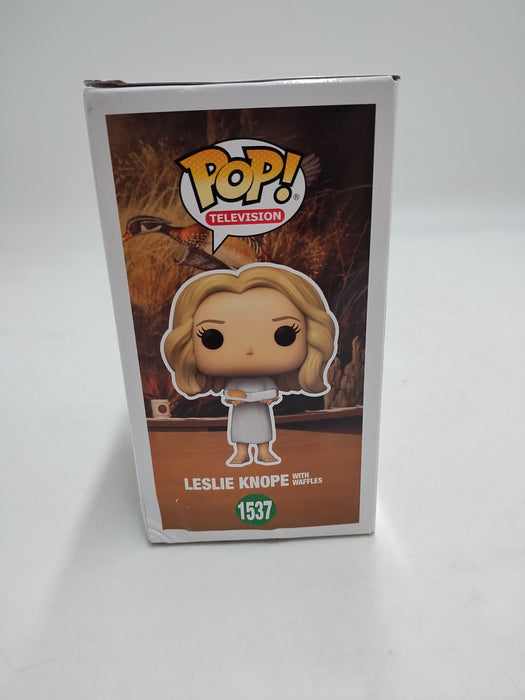Funko POP! TV Parks & Rec Leslie Knope with Waffles Vinyl Figure - SEE DETAILS