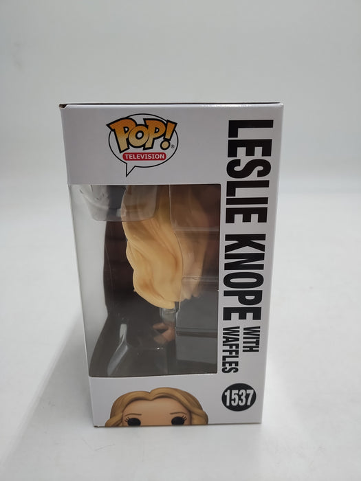 Funko POP! TV Parks & Rec Leslie Knope with Waffles Vinyl Figure - SEE DETAILS