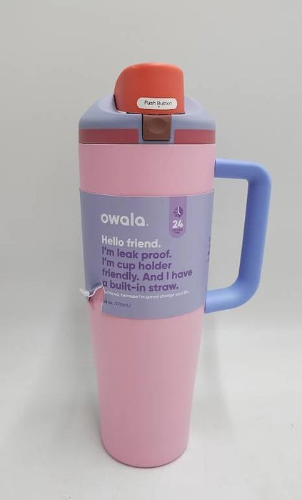 Owala 40oz FreeSip Stainless Steel Tumbler - Kickflip READ DESCRIPTION