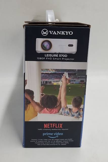 Vankyo Leisure 570D 1080P Projector with Built-In Streaming Content Full HD
