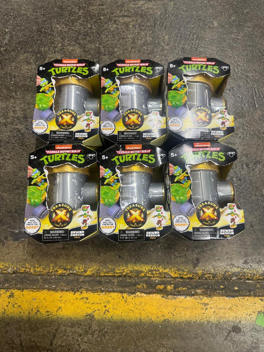 LOT OF 6 Treasure X Teenage Mutant Ninja Turtles Sewer Rescue Mystery Pack