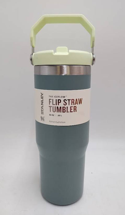 Stanley 30 oz Stainless Steel IceFlow Flip Straw Tumbler Shale