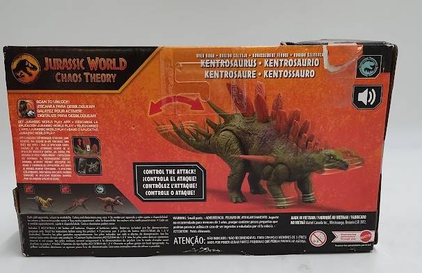 Jurassic World Chaos Theory: Wild Roar Kentrosaurus Figure,.SEE DETAILS