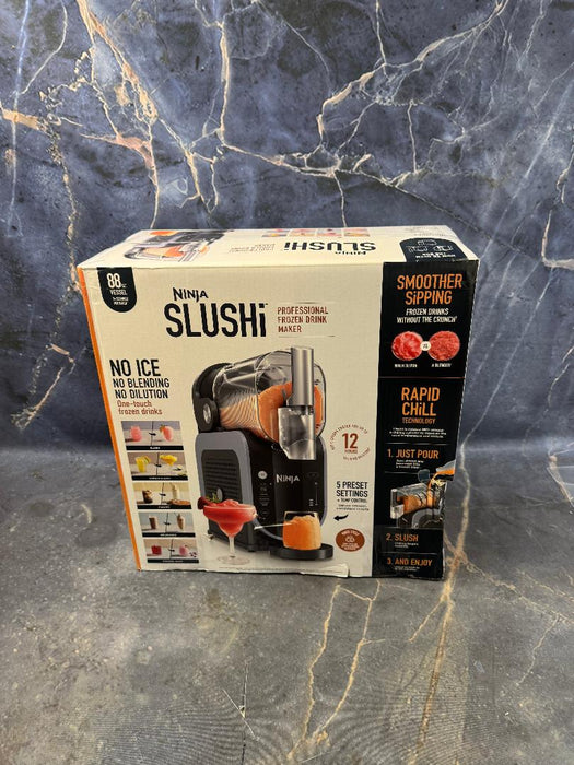 Ninja Slushi 5-in-1 Professional Frozen Drink Maker with 5 Preset Programs, 88oz FS301: Metal & Plastic, Gray, 3 Pieces (LOCAL PICKUP ONLY)