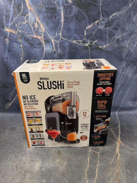 Ninja Slushi 5-in-1 Professional Frozen Drink Maker with 5 Preset Programs, 88oz FS301: Metal & Plastic, Gray, 3 Pieces (LOCAL PICKUP ONLY)