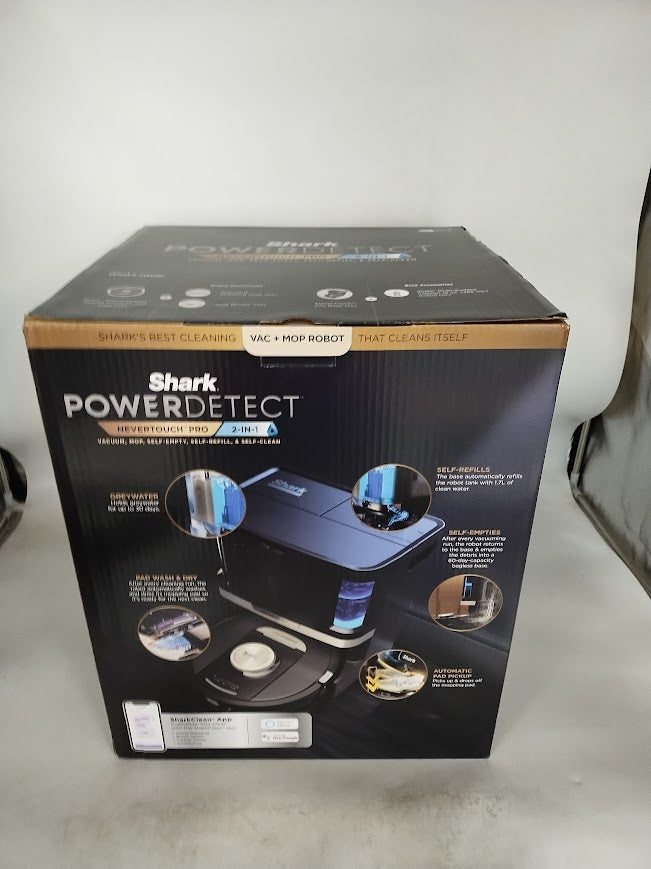 Shark PowerDetect 2-in-1 Robot Vacuum and Mop with NeverTouch Pro Base (LOCAL PICKUP ONLY)