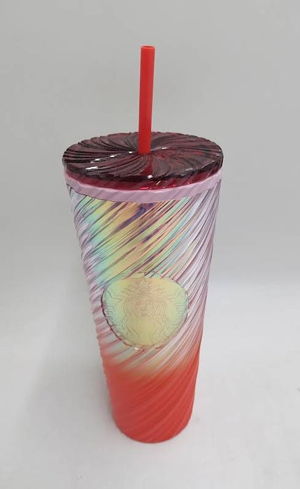 Starbucks Swirl Gradient Plastic Cold Cup - 24 fl oz SEE DETAILS