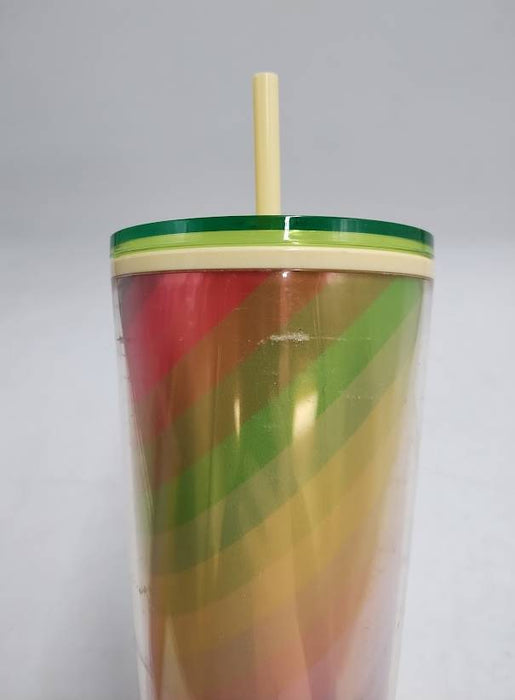 Starbucks 2025 Rainbow Waves Tumbler Venti 24oz Cold Cup SEE DETAILS
