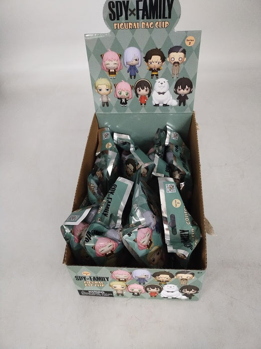 LOT OF 8 Spy x Family Figural Collectible Clip--STYLES VARY SERIES 2 LOT OF 8