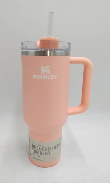 Stanley 40 oz Stainless Steel H2.0 Flowstate Quencher Tumbler Creamsicle