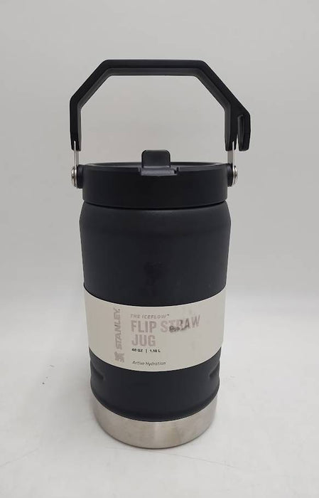 Stanley ICEFLOW Flip Straw Jug Tumbler 40 oz Vacuum Insulated - Charcoal