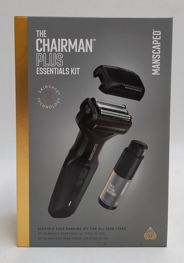 Manscaped The Chairman Plus Essentials Electric Face Shaver Kit