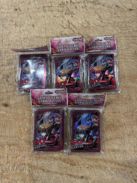 LOT OF 5 Yu-Gi-Oh! 2024 Teenage Jaden Yubel Sleeve LOT OF 5 250 SLEEVES TOTAL