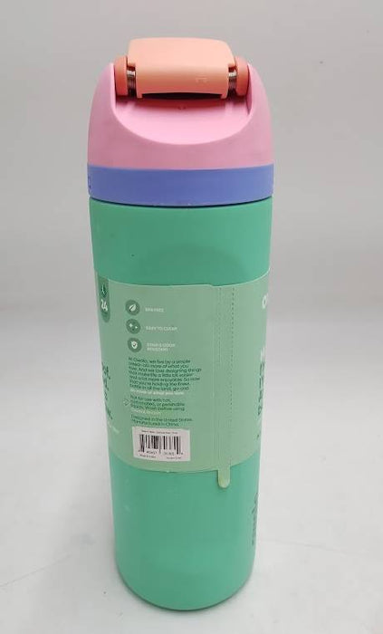 Owala 24oz FreeSip Stainless Steel Water Bottle-Scream Green READ DESCRIPTION!!!