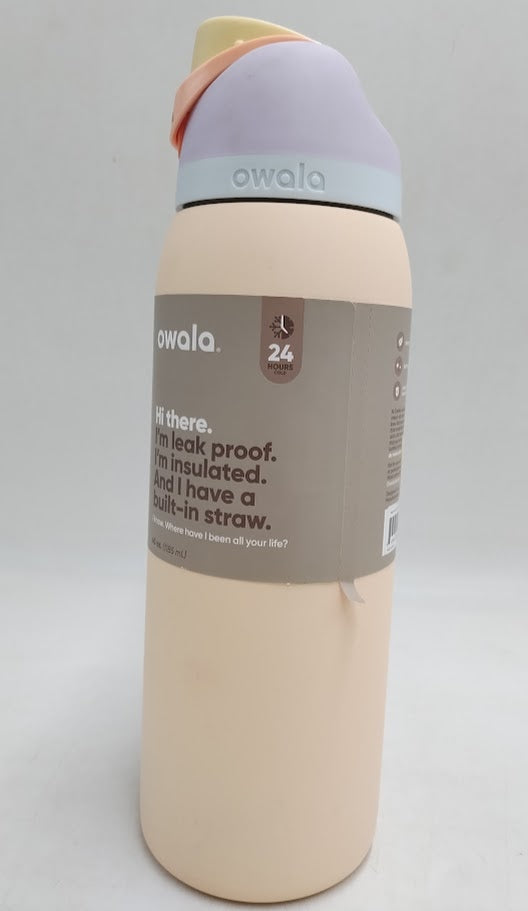 Owala 40oz FreeSip Stainless Steel Water Bottle-Sandy Shores READ DESCRIPTION!!!