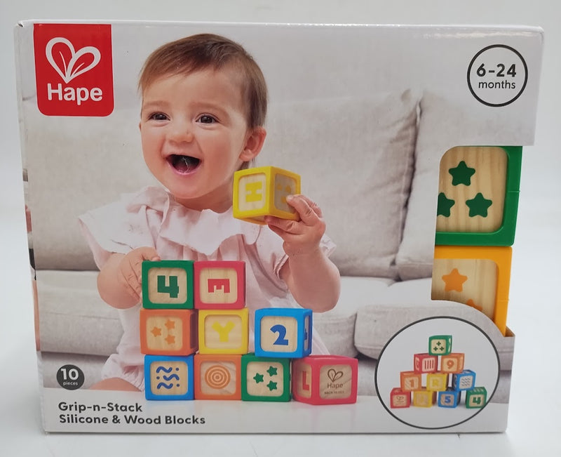 Hape My First Wooden Blocks Stacking Toy