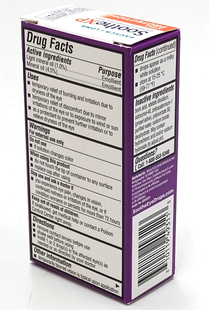 Soothe XP Dry Eye Drops - 0.5oz EXP:02/2026