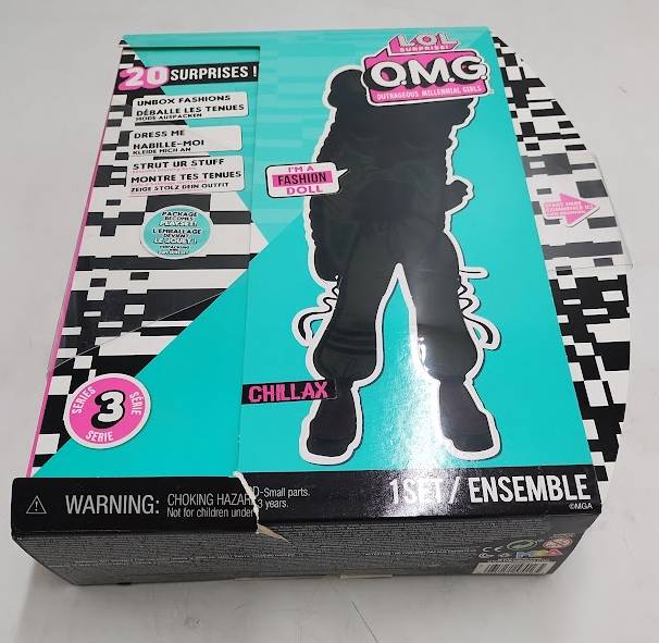 L.O.L. Surprise! OMG Series 3 Chillax Fashion Doll with 20 Surprises SEE DETAILS