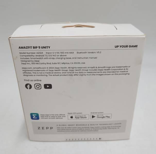 Amazfit Bip 5 Unity Smartwatch - Pink
