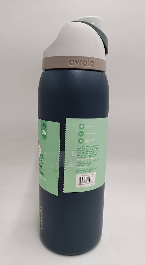 Owala 40oz FreeSip Stainless Steel Water Bottle - Navy Nights READ DESCRIPTION