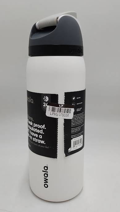 Owala Free Sip 32oz Stainless Steel Water Bottle - Sleek READ DESCRIPTION