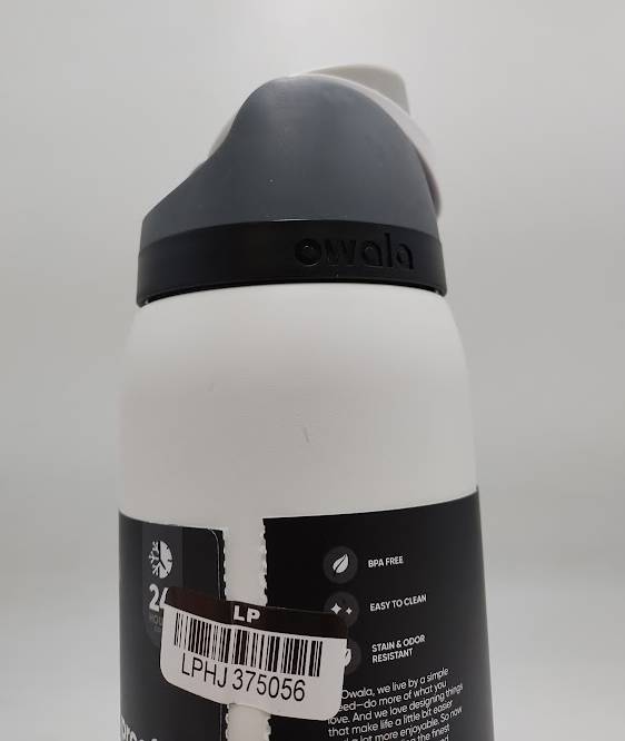 Owala Free Sip 32oz Stainless Steel Water Bottle - Sleek READ DESCRIPTION