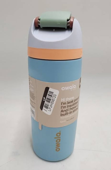 Owala 16oz Kids' Stainless Steel Water Bottle - Secret Lagoon READ DESCRIPTION!!