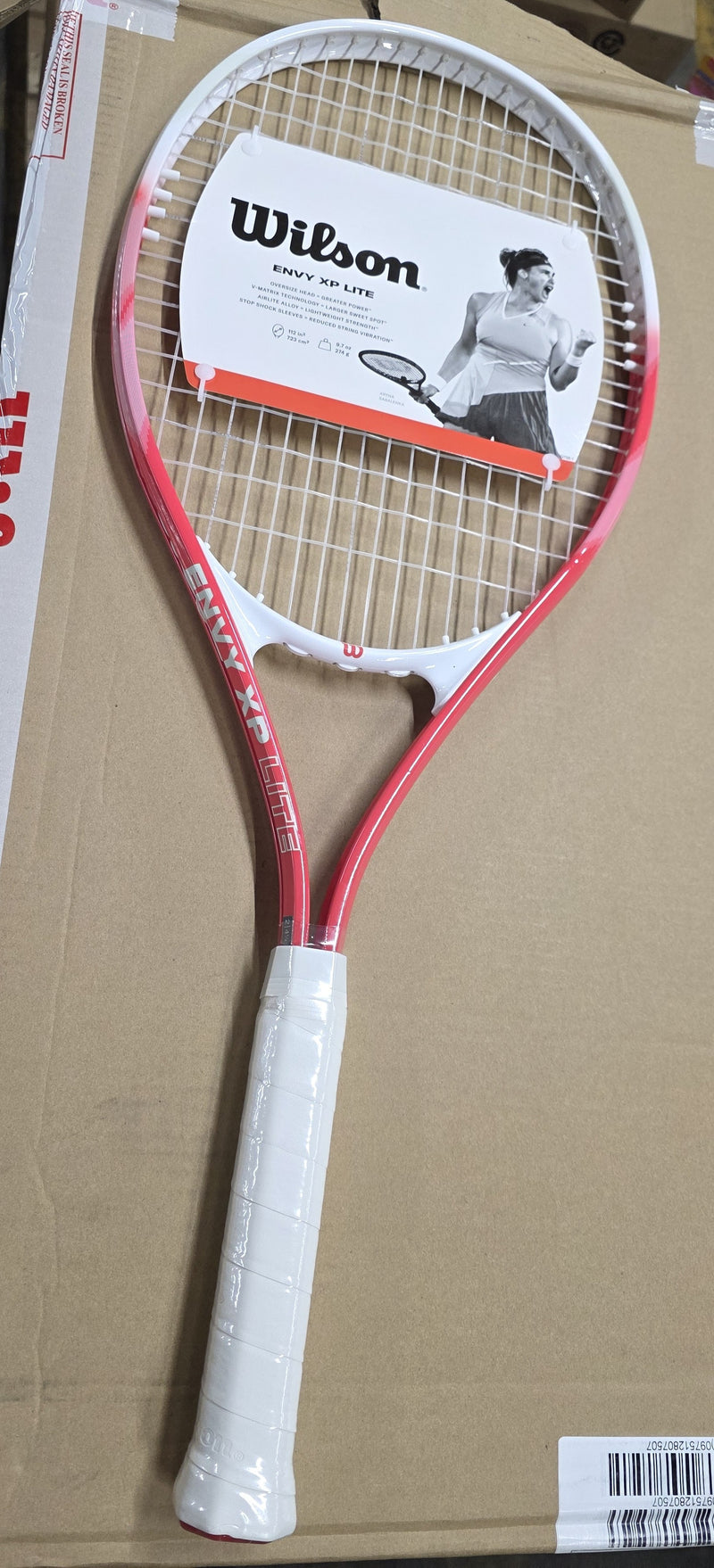 Wilson Envy XP Racquets - Orange: Aluminum Alloy, 112 sq in Head Size Tennis Racquet (LOCAL PICKUP ONLY)