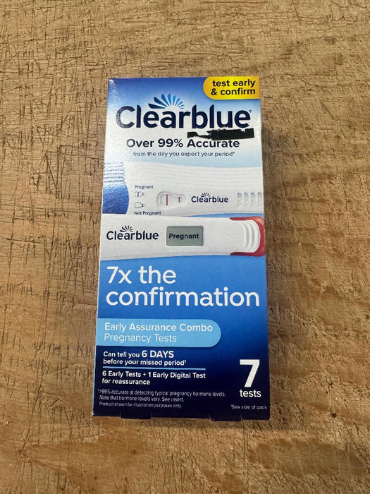 Clearblue Combo Pregnancy Tests - 6 Rapid + 1 Digital EXP 05/2027