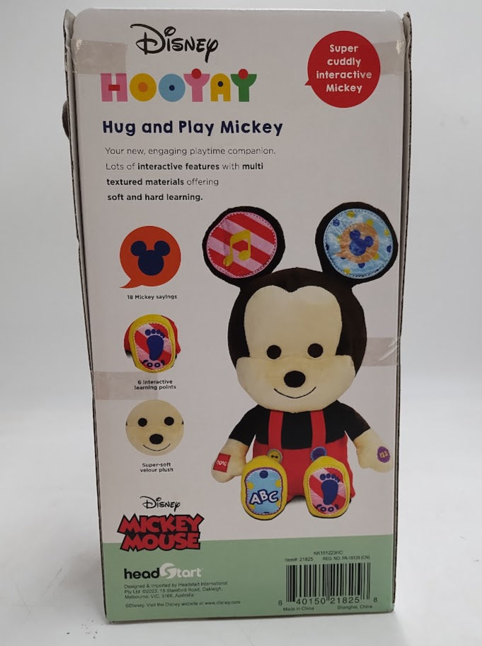 Disney Hooyay Hug and Play Mickey Stuffed Animal