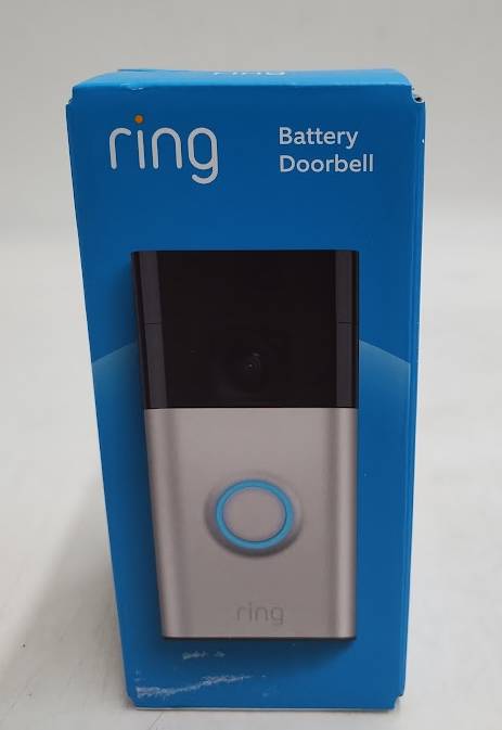 Ring Battery Doorbell with Head-to-Toe HD Video - Satin Nickel