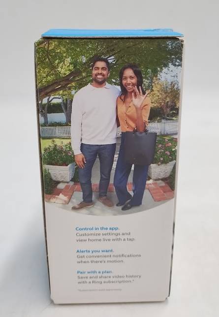 Ring Battery Doorbell with Head-to-Toe HD Video - Satin Nickel