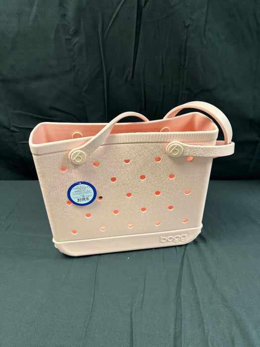 Bogg Bag Baby Bogg Tote Bag - Peach Daiquiri: Plastic Vinyl Shoulder Handbag