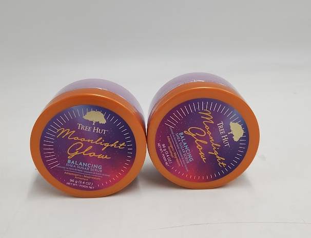 2 PACK!! Tree Hut Moonlight Glow Exclusive Mini Shea Sugar Body Scrub - 3.4oz