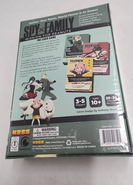 Spy X Family: Mission for Peanuts Card Game