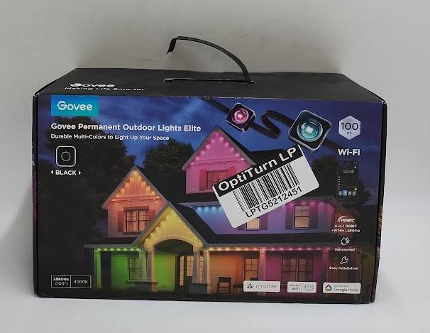 Govee 100ft RGBICW Black Permanent Outdoor Lights Elite SEE DETAILS